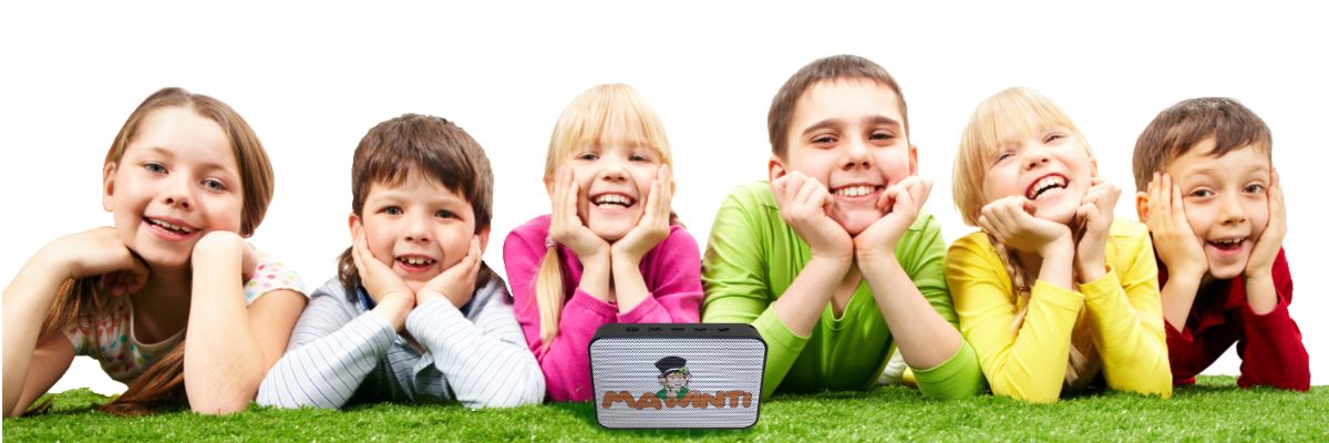Personalisierte KinderHÖRbücher mit Mawinti Bluetooth-Box